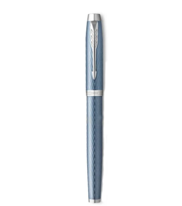 PARKER - 派克 IM Premium 鋼筆 2143651 CT 藍灰色漆 銀夾 - BUYFRIENDLY