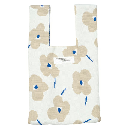 Wpc. - KNIT TOTE BAG 圖案針織托特包 W146