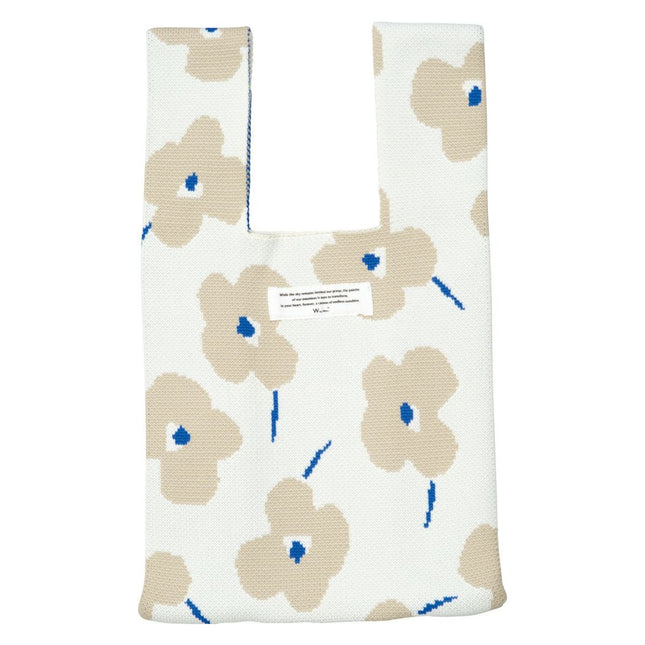 Wpc. - KNIT TOTE BAG 圖案針織托特包 W146