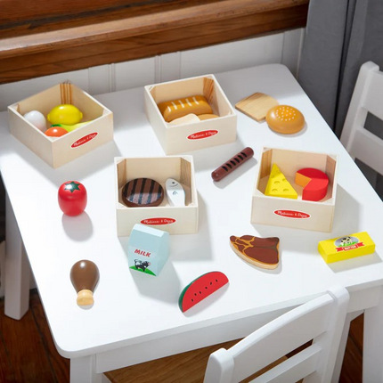 Melissa and Doug Food Groups - Wooden Play Food (MD271)