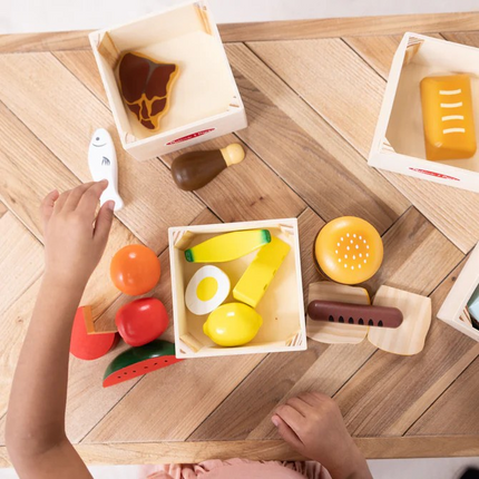 Melissa and Doug Food Groups - Wooden Play Food (MD271)
