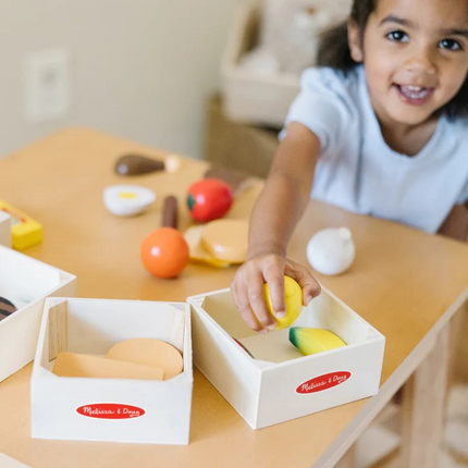 Melissa and Doug Food Groups - Wooden Play Food (MD271)