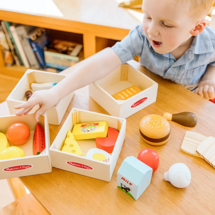 Melissa and Doug Food Groups - Wooden Play Food (MD271)
