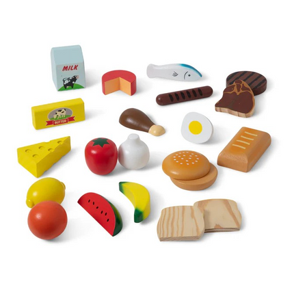 Melissa and Doug Food Groups - Wooden Play Food (MD271)