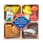 Melissa and Doug Food Groups - Wooden Play Food (MD271)