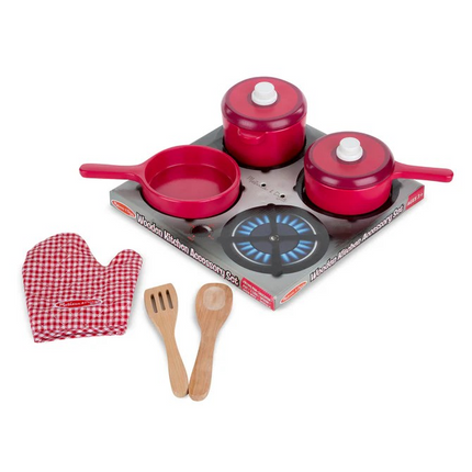 Melissa and Doug Wooden Kitchen Accessory Play Set (MD2610)