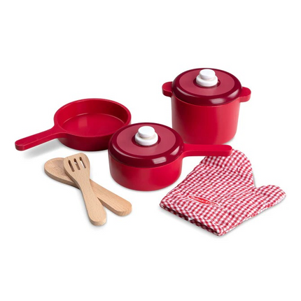 Melissa and Doug Wooden Kitchen Accessory Play Set (MD2610)