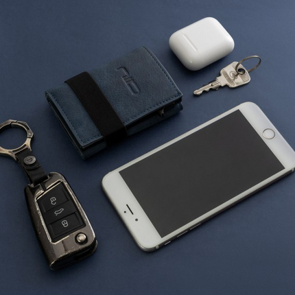 NIID - Slide Mini Wallet II‧環保純素皮革 RFID小銀包型卡片盒 黑色 (NID10144)