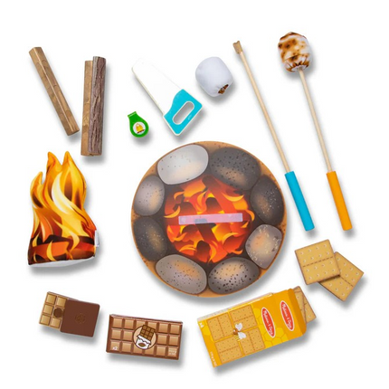 Melissa and Doug Let's Explore Campfire S'Mores Play Set (MD30822)