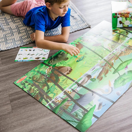 Melissa and Doug Let's Explore Double-Sided Seek & Find Puzzle (MD30833)