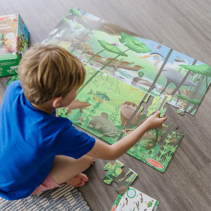 Melissa and Doug Let's Explore Double-Sided Seek & Find Puzzle (MD30833)