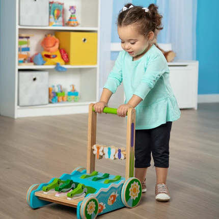 Melissa and Doug First Play Chomp & Clack Alligator Push Toy (MD3129)