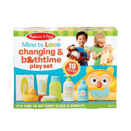 Melissa and Doug Mine to Love Changing & Bathtime Play Set (MD31703)