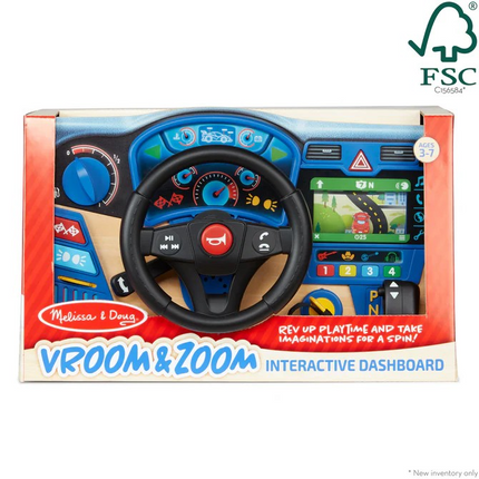 Melissa and Doug Vroom & Zoom Interactive Dashboard (MD31705)