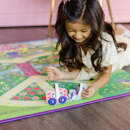 Melissa and Doug Magical Kingdom Activity Rug Play Set 32860