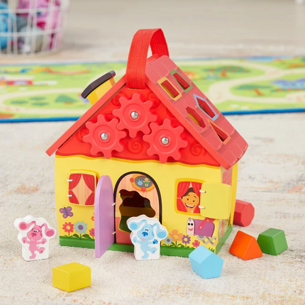 Melissa and Doug Blue's Clues & You! Wooden Take-Along House (MD33017)