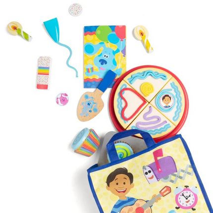 Melissa and Doug Blue's Clues & You! Wooden Birthday Party Play Set (MD33018)