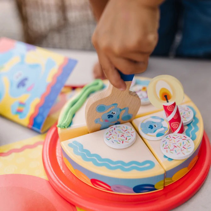 Melissa and Doug Blue's Clues & You! Wooden Birthday Party Play Set (MD33018)