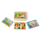 Melissa and Doug Wooden Jigsaw Puzzles in a Box - Pets (MD3790)