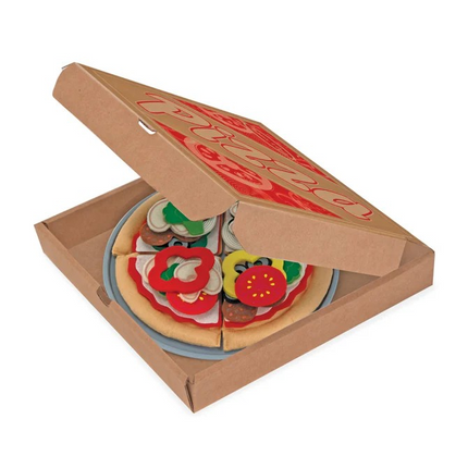 Melissa & Doug Felt Play Food - Pizza Set MD3974