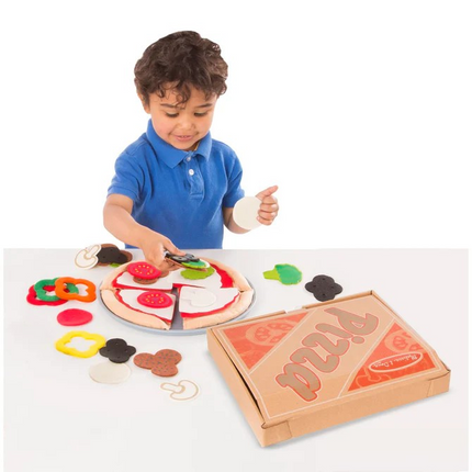 Melissa & Doug Felt Play Food - Pizza Set MD3974