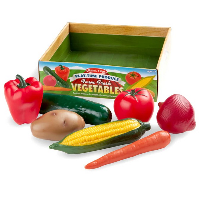 Melissa and Doug Play-Time Produce Vegetables - Play Food (MD4083)