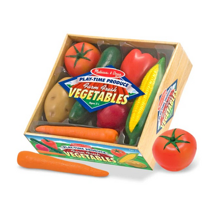 Melissa and Doug Play-Time Produce Vegetables - Play Food (MD4083)