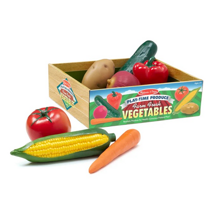 Melissa and Doug Play-Time Produce Vegetables - Play Food (MD4083)