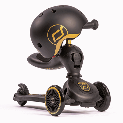 Scoot and Ride Highwaykick1 2合1平衡滑步車 黑金限量版