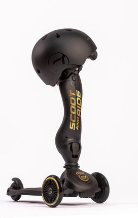 Scoot and Ride Highwaykick1 2合1平衡滑步車 黑金限量版