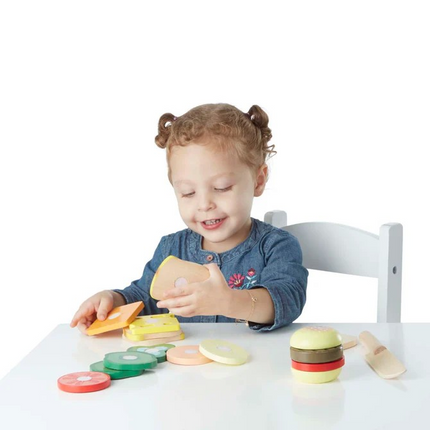 Melissa and Doug Sandwich Making Set - Wooden Play Food MD513