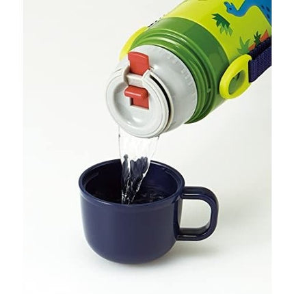 SKATER 2WAY不鏽鋼瓶直飲420ml/杯飲350ml DINOSAURS-AM(SKDC3-599699)