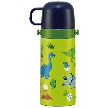 SKATER 2WAY不鏽鋼瓶直飲420ml/杯飲350ml DINOSAURS-AM(SKDC3-599699)