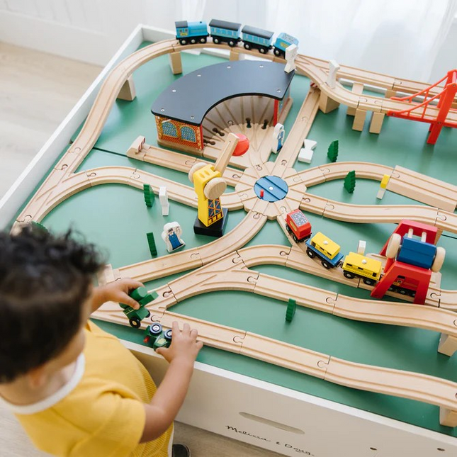 Melissa and Doug Wooden Railway Set (MD701)