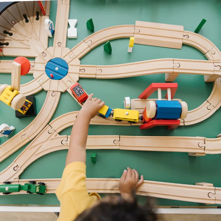Melissa and Doug Wooden Railway Set (MD701)