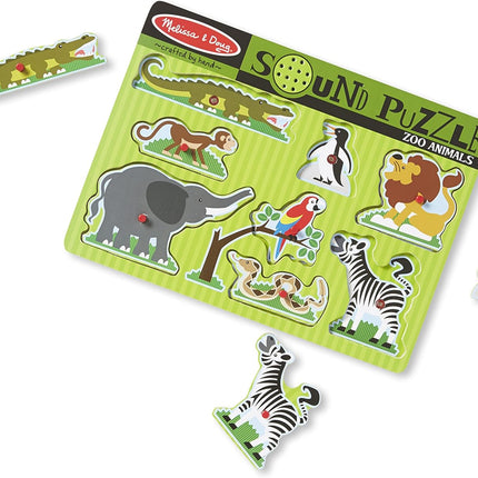 Melissa & Doug Zoo Animals Sound Puzzle