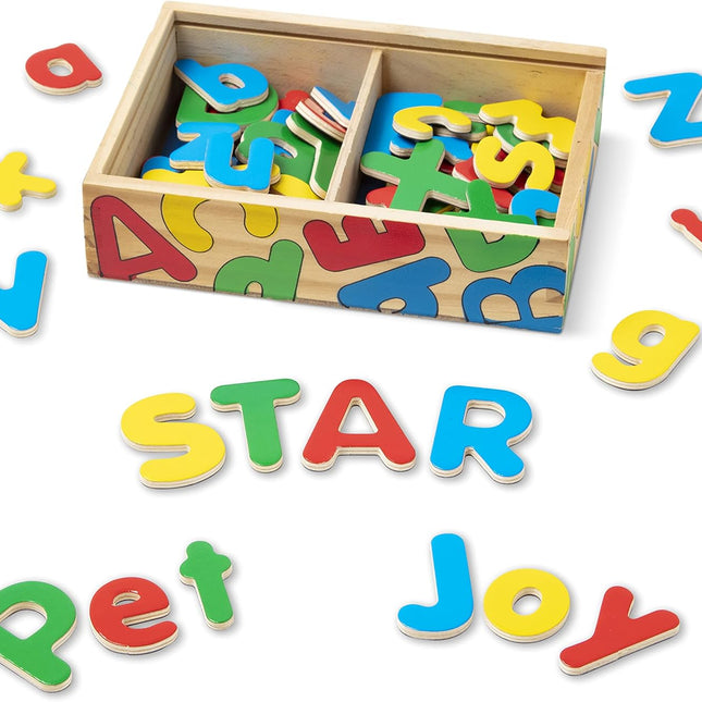 Melissa & Doug Magnetic Wooden Alphabet