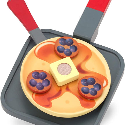 Melissa & Doug Wooden Flip & Serve Pancake Set MD9342