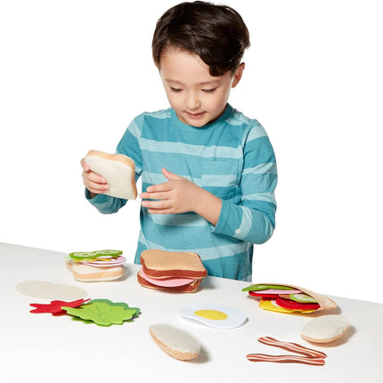 Melissa & Doug Felt Food Sandwich Set MD13954