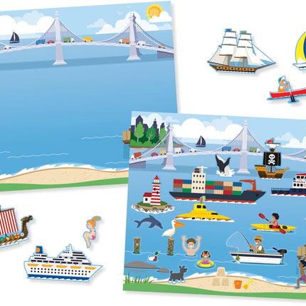 Melissa & Doug Reusable Sticker Pad-Vehicles 4199