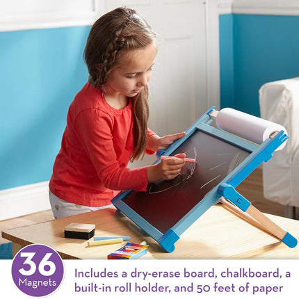 Melissa & Doug Double-Sided Magnetic Tabletop Easel 2790