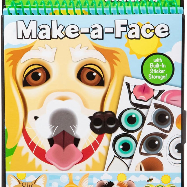 Melissa & Doug Make-a-Face-Pets Reusable sticker Pad MD30512