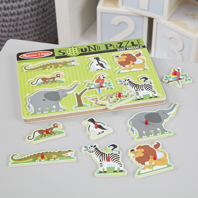 Melissa & Doug Zoo Animals Sound Puzzle