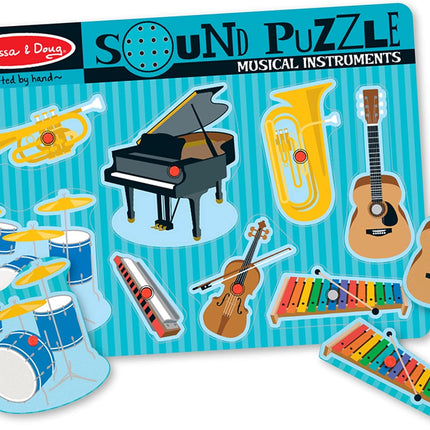 Melissa & Doug Musical Instruments Sound Puzzle