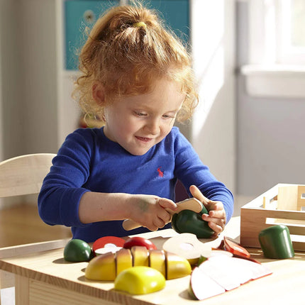 Melissa & Doug Cutting Food - Wooden Play Food MD487
