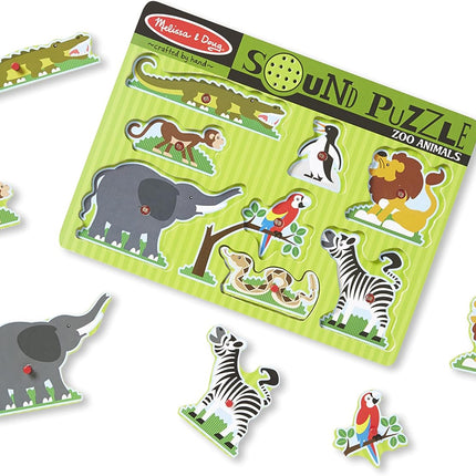 Melissa & Doug Zoo Animals Sound Puzzle