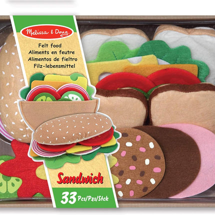 Melissa & Doug Felt Food Sandwich Set MD13954