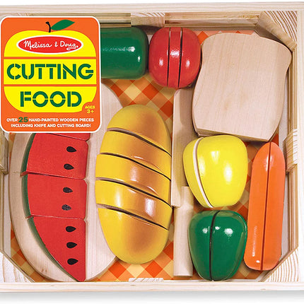 Melissa & Doug Cutting Food - Wooden Play Food MD487