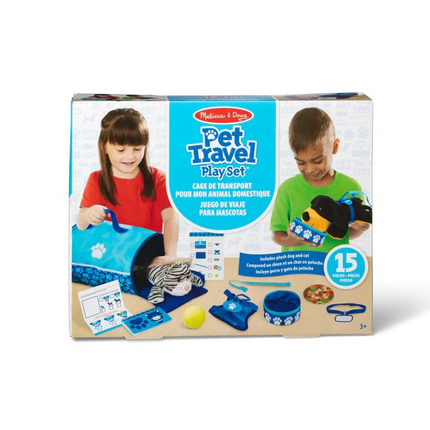 Melissa and Doug Animal Play Sets - Tote & Tour Pet Travel Play Set (MD8541)