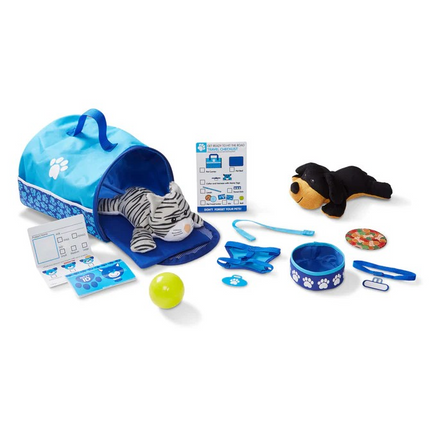 Melissa and Doug Animal Play Sets - Tote & Tour Pet Travel Play Set (MD8541)